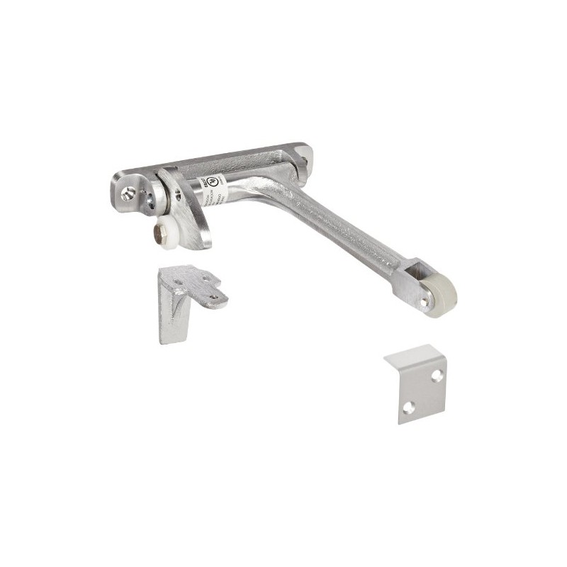 Rockwood 576.26D Brass Gravity Door Coordinator, 1" Width x 5-7/16"