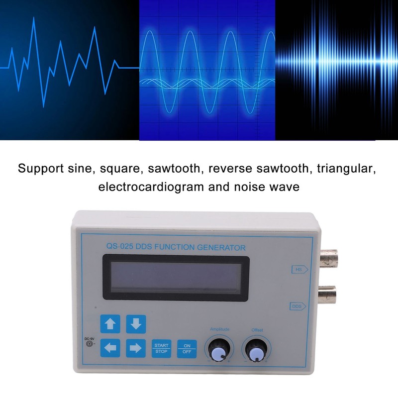 DDS Function Generator Sine Square Sawtooth Triangular Wave Signal Generator