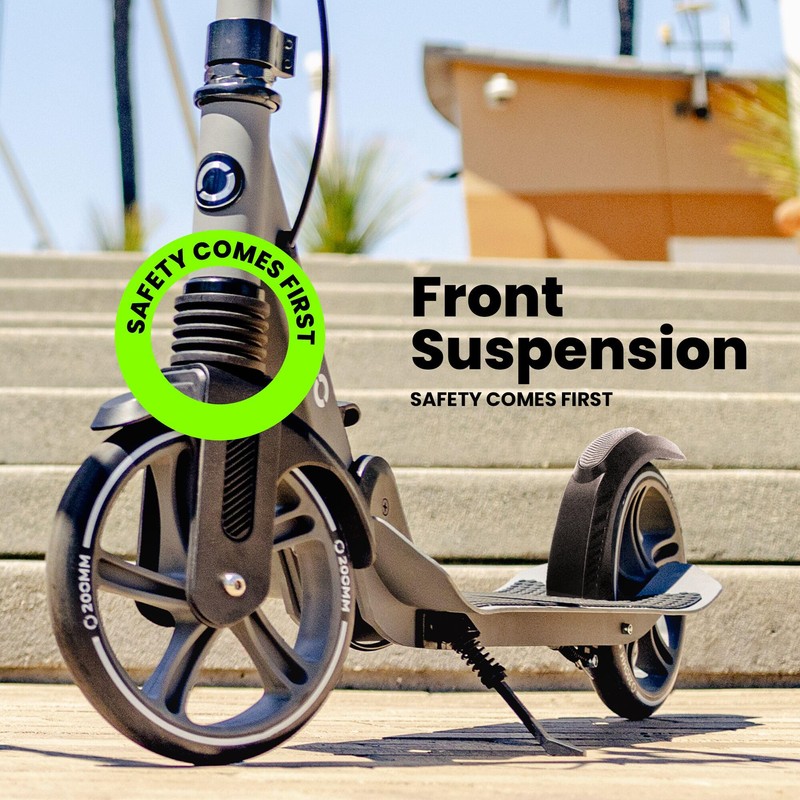 Aero Big Wheels Kick Scooter for Kids 8-12, Teens &