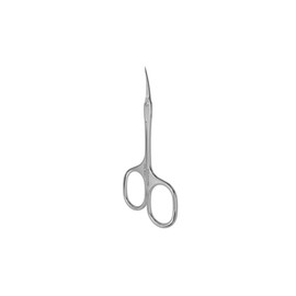 Staleks PRO Tijeras asimétricas para cutículas, tijeras ergonómicas para manicura precisa, profesional, acero inoxidable (UNIQ 30 TYPE 4) SQ-30/4