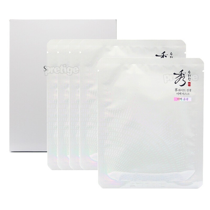 Su-ryeon White Ginseng Whitening Mask 33mlx5 sheets / Sheet Pack