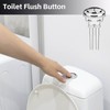 1 Pack Toilet Flush Button Replacement, 38 mm Dual Push