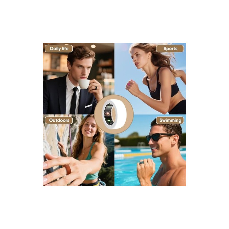 Ultra-Thin Silicone Ring Covers for Oura Ring - 15 Pack
