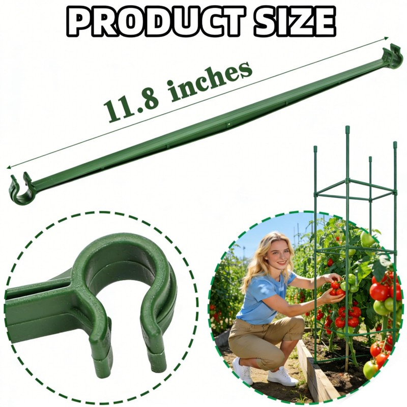 100Pcs Stake Arms for Tomato Cage, 11.8 inch Tomato Stake