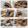 8 Pack Sanding Sponge Blocks,60 Grit Cuttable Washable Reusable Wet