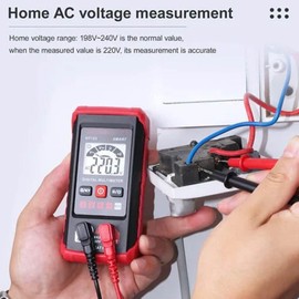 Ht Automatic Digital Multimeter,Tm-510 4000 Counts Smart Digital Multimeter,Digital Display Intelligent Multimeter,Voltage Tester with Non-Contact Voltage Function (2 PCS)