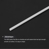 sourcing map 10Pcs ABS Plastic Rod Square Solid Bar 1/16"