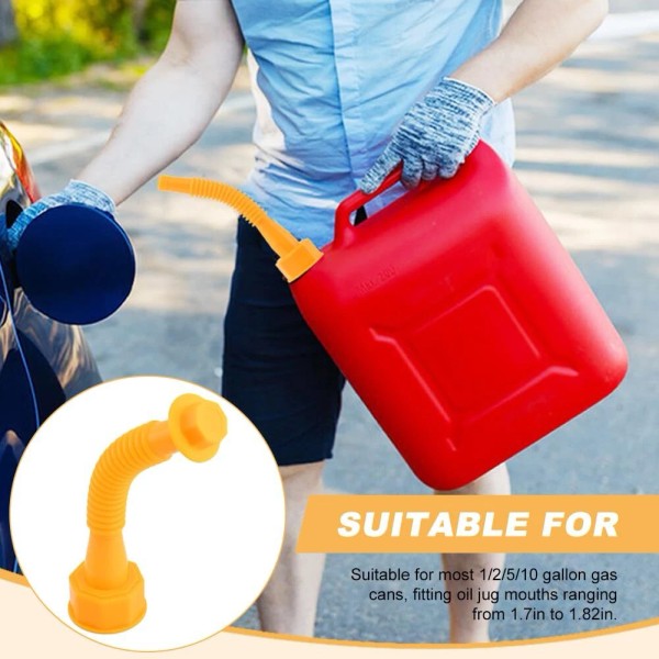 NINEFOX 2 pack Gas Can Replacement Nozzle Spout & Vent