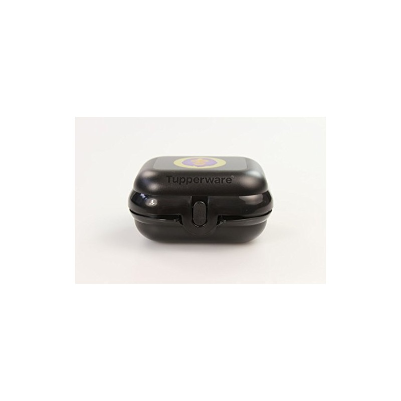 TUPPERWARE Mini Oyster Box Keeper black Zodiac The Lion Leo