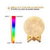 Lámpara De Luna 3d 16 Color Touch Lámpara Recargable 15cm