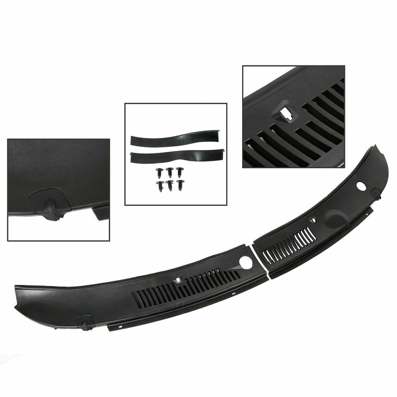BURANIFUSION Windshield Improved Wiper Cowl Vent Grille Panel Hood for