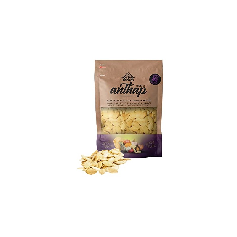 Anthap - Double Roasted Salted Yellow Pumpkin Seeds Non GMO