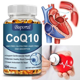 Buporai - Coenzyme Q-10 Antioxidant - Supports cardiovascular health, maintains healthy blood pressure, powerful heart antioxidant - High potency formula