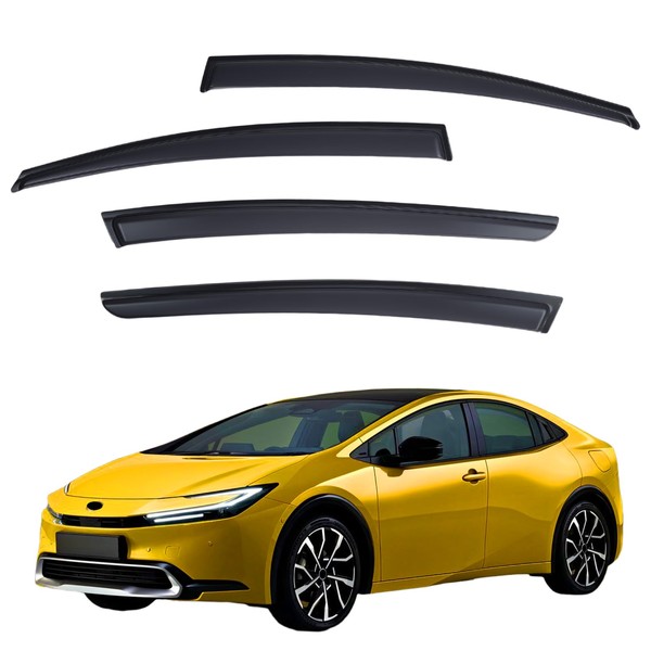 YLSCOO Window Visors Rain Guards fits 2023-2025 Toyota Prius &