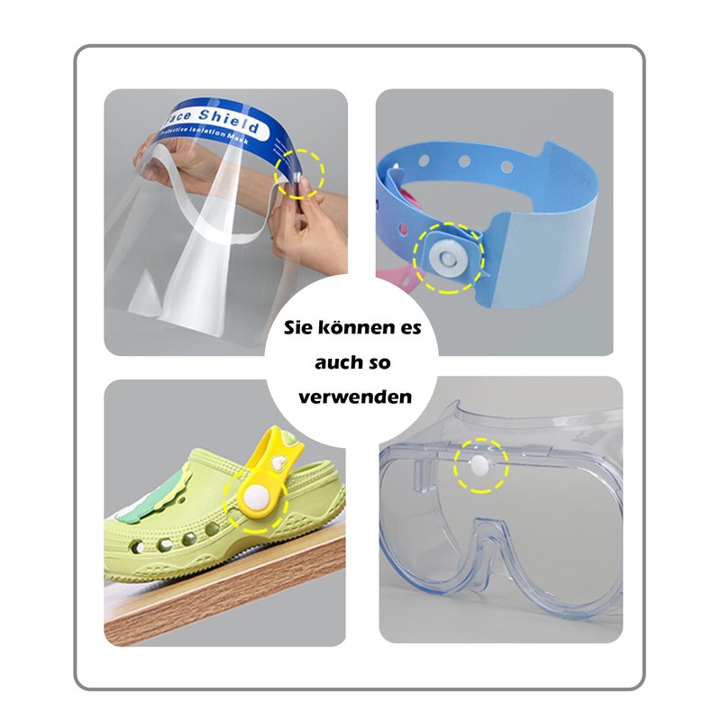 T TAKONE Crocs Buttons - 24 Pairs Replacement Crocs Rivets