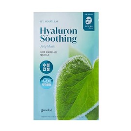 goodall Goodal Ice Houttuynia cordata Hyaluronic Soothing Jelly Mask 10 sheets 1 / 구달 아이스 어성초 히알루론 수딩 젤리 마스크 10매 1개