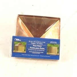 Maine Ornamental 4" x 4" Copper Post Cap- 74378