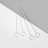 2Pcs Silver Sewing Loop Turner Hook, Stainless Steel Loop Turner