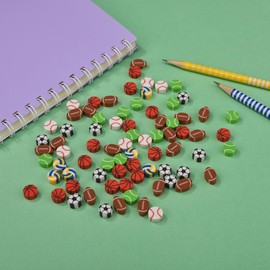 300PCS Mini Cute Pencil Erasers for Kids (Ball, Small)