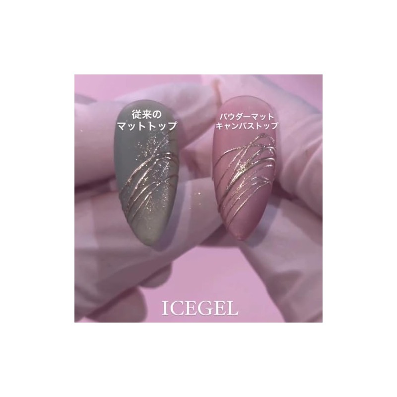 ICE GEL Powder Matte Canvas Gel 0.3 fl oz (9