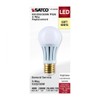 Satco LED Three-Way Lamp, 10/22/33W, Mogul Base, 3000K, White Finish