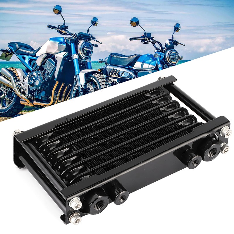 Engine Oil Cooler Universal Cooling Radiator Fit for Monkey Car