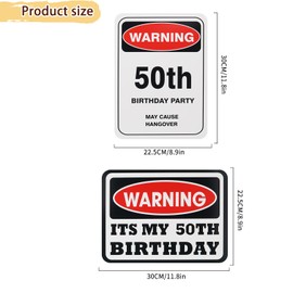 50th Birthday Decorations - 9PCS Over the Hill 50th Birthday Decorations for Men Women Funny You're 50 Birthday Signs for 50 Birthday Party Door Windows Yard Garden Decor Cheers to 50 Years Old Photo Booth Props