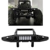 Front Bumper Aluminum Alloy RC Car Accessory with LED Light