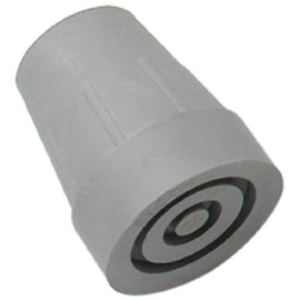 Merriway® BH01559 (4 Pcs) Heavy Duty Rubber Crutch Ferrules Tips, 22mm (7/8 inch) Grey - Pack of 4 Pieces