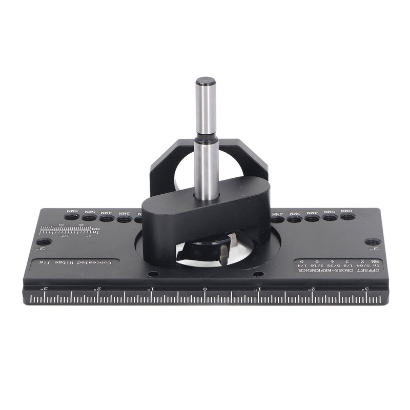 35mm Concealed Hinge Jig Kit Aluminum Alloy Drilling Depth Adjustable