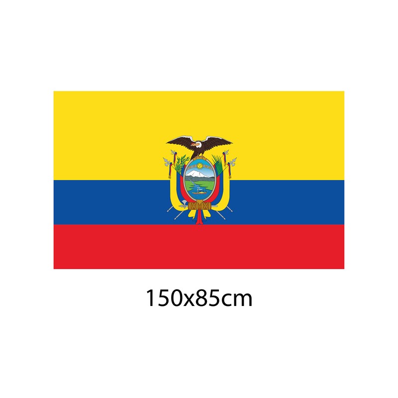 OEDIM Ecuador Flag 150 x 85 cm Reinforced and Stitched