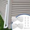 Gutter Zipper Hinges for Gutter Downspout Extension, Gutter Extension Hinge