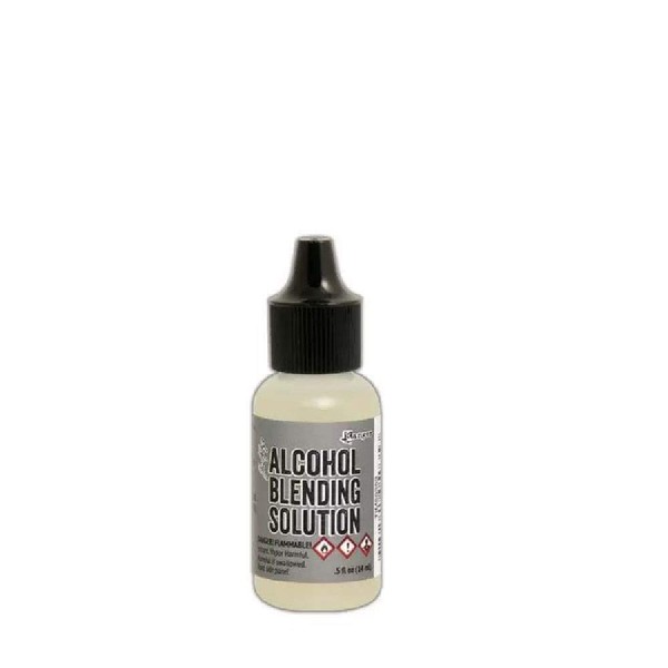 Ranger Tim Holtz Alcohol Ink Blending Solution .5 oz, 0.5FL oz,Clear