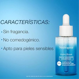 Neutrogena Hydro Boost Serum Avanzado de Acido Hialuronico Suero Facial Pack 2 de 30 ml
