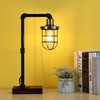 CONCA Steampunk Table lamp, Industrial Table lamp,E26 Base Rustic Edison