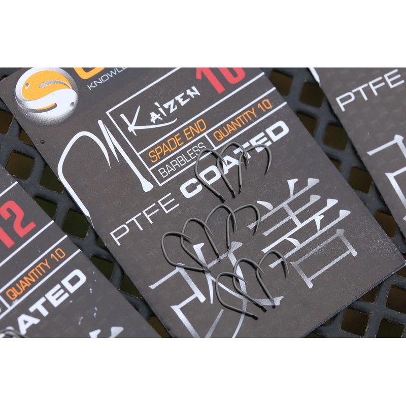 Guru Kaizen Eyed Hook Size 12 pack of 10 PTFE