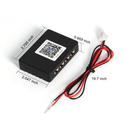Dreamcolor Acrylic Interior Car LED Strip Light Main Control Module, which fit for Dreamcolor Connects kit (not Including), Not fit dreamcolor 5 in 1(Single Controller)