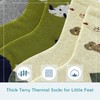 Moon Tree Toddler Boys Dinosaur Socks Kids Warm Socks Winter