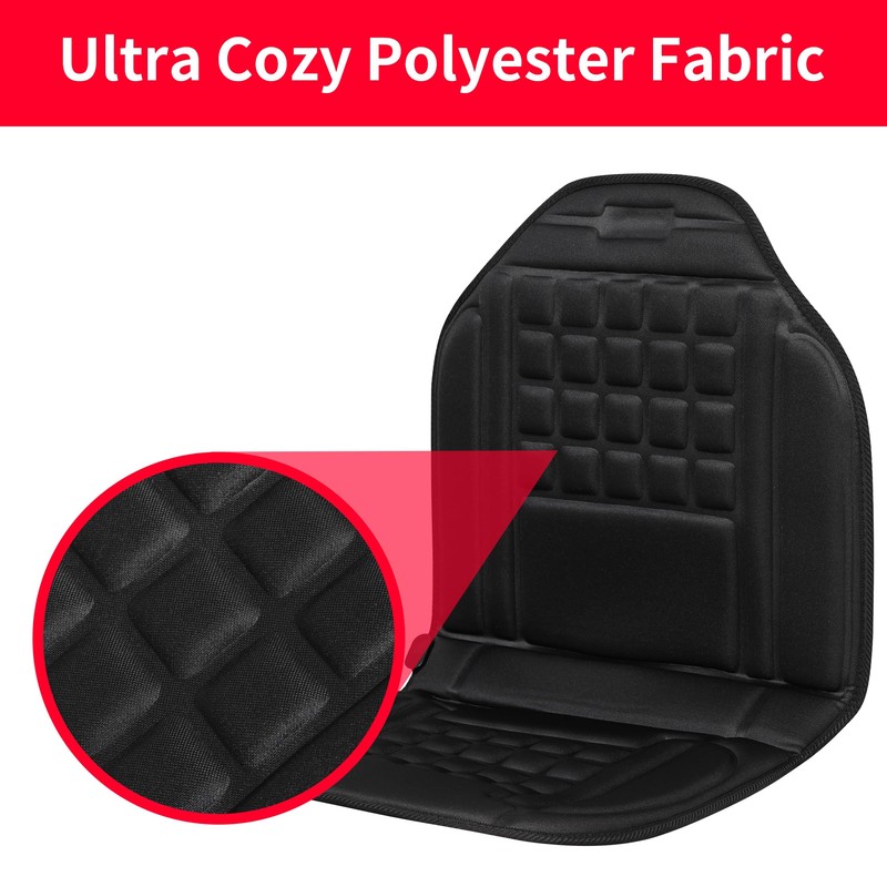 Heated Seat Covers Back Seat Cushion with Heat for Winter