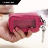 Rigral Men's Key Case, Smart Key Case, Genuine Leather, Double