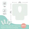 Gimars Pack of 40 Disposable Toilet Seat Covers, Individually Packed,