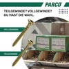 Parco Chipboard Screws with Countersunk Head, 1095x100