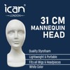 ican Foam Wig Head ,female Mannequin Wig Holder Stand Small