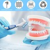Pack of 8 Denture Brushes, Double Head Cleaning Brushes for