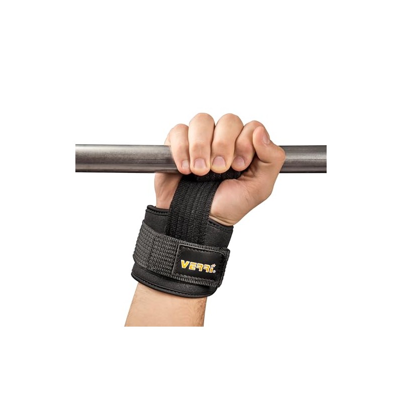 VERRI | Straps con muñequera para levantamiento de pesas, rutinas,