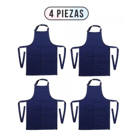 Dilitools Mandil Master Chef Delantal Cocina Mesero Con Peto Dilitools