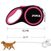 PINA Retractable Dog Leash, 26ft Dog Leash for Small Medium