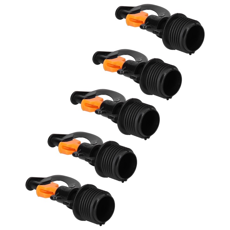 5PCS G1/2 Male Thread Rotating Sprinkler Head Misting Nozzle for