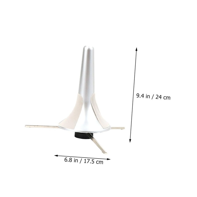 Kisangel Portable Metal Trumpet Stand Holder Lightweight and Support for