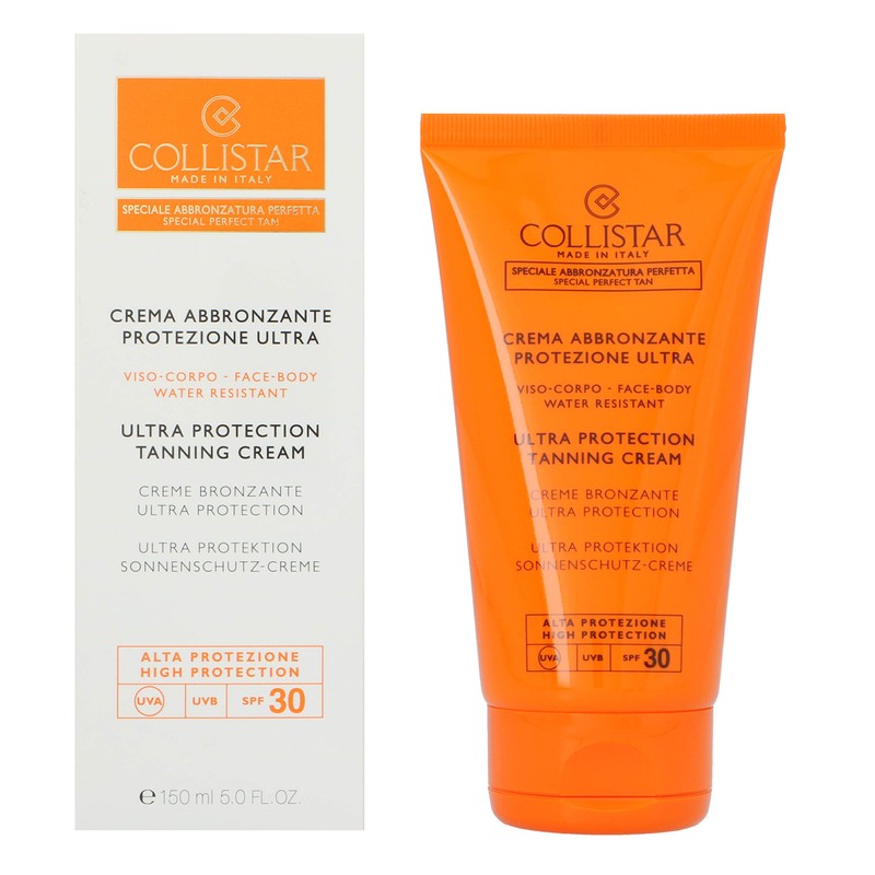 Collistar SPF30 Water Resistant Ultra Protection Tanning Cream, 150 ml